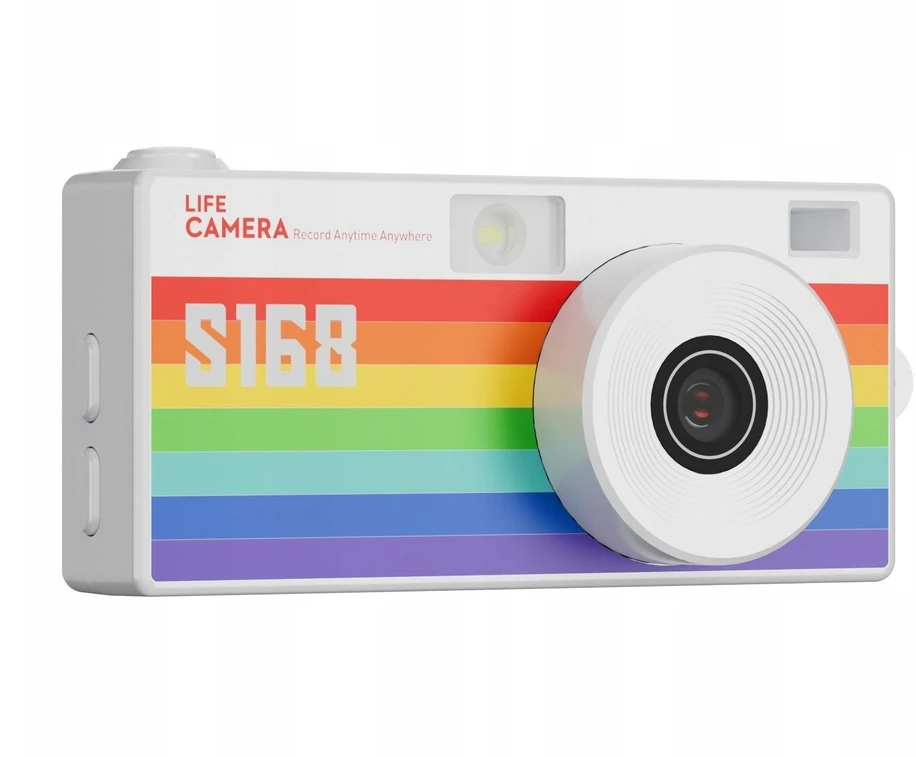 Skaitmeninė kamera Xrec Mini Fotoaparatas Kamera Retro Video 2k Pakabukas Raktų pakabukas Su 32gb Kortele / Xrec X9 / Balta