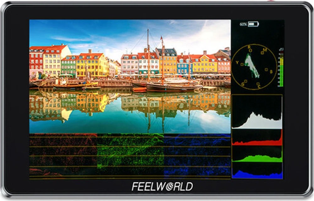 Monitorius - Feelworld S7 7" 1920x1200 1600nits HDMI 2.0 12G-SDI