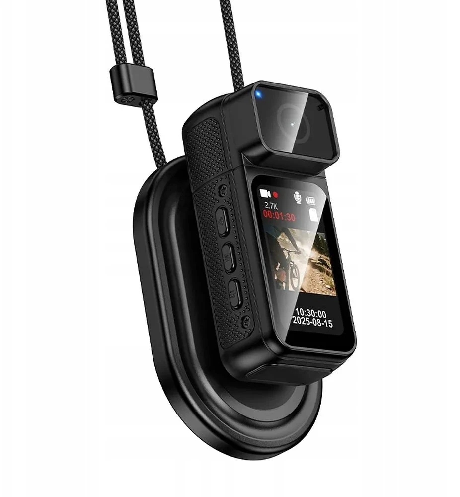 Sports camera Hoco 1,47" IPS 2K/15fps Wi-Fi DV105 juodas