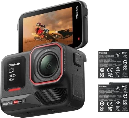 „Insta360 Ace Pro 2“ veiksmo kameros dviejų baterijų rinkinys