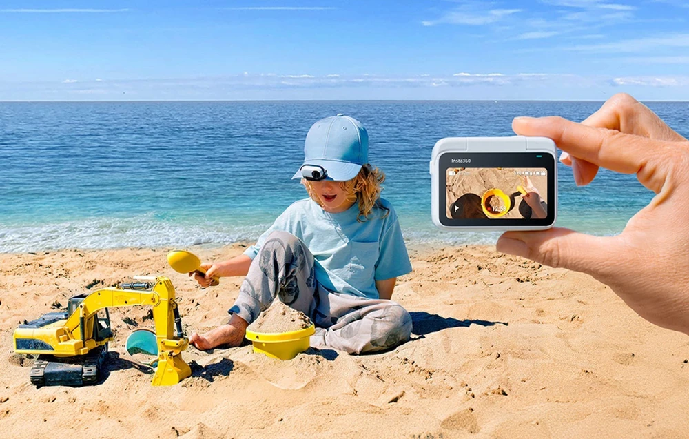 „Insta360 GO 3S Standard Edition“ – „Arctic Baltas“ – 64 GB