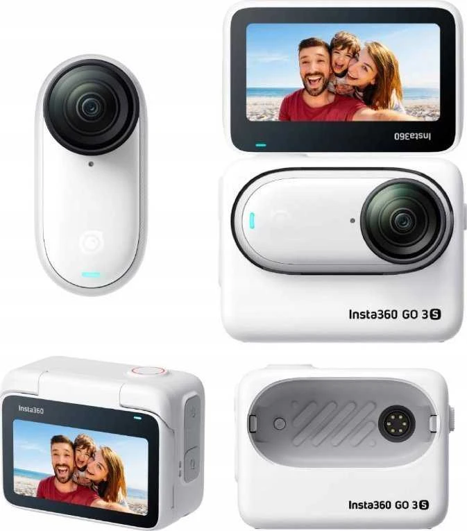 „Insta360 GO 3S“ standartinis rinkinys „Arctic Baltas“ 128 GB