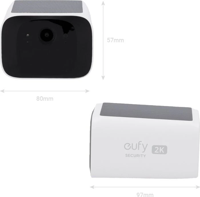 „Anker Eufy“ | Apsaugos kamera | S220 saulės energija varoma „Solocam“ | Belaidė | IP67 | Integruota 8 GB EMMC