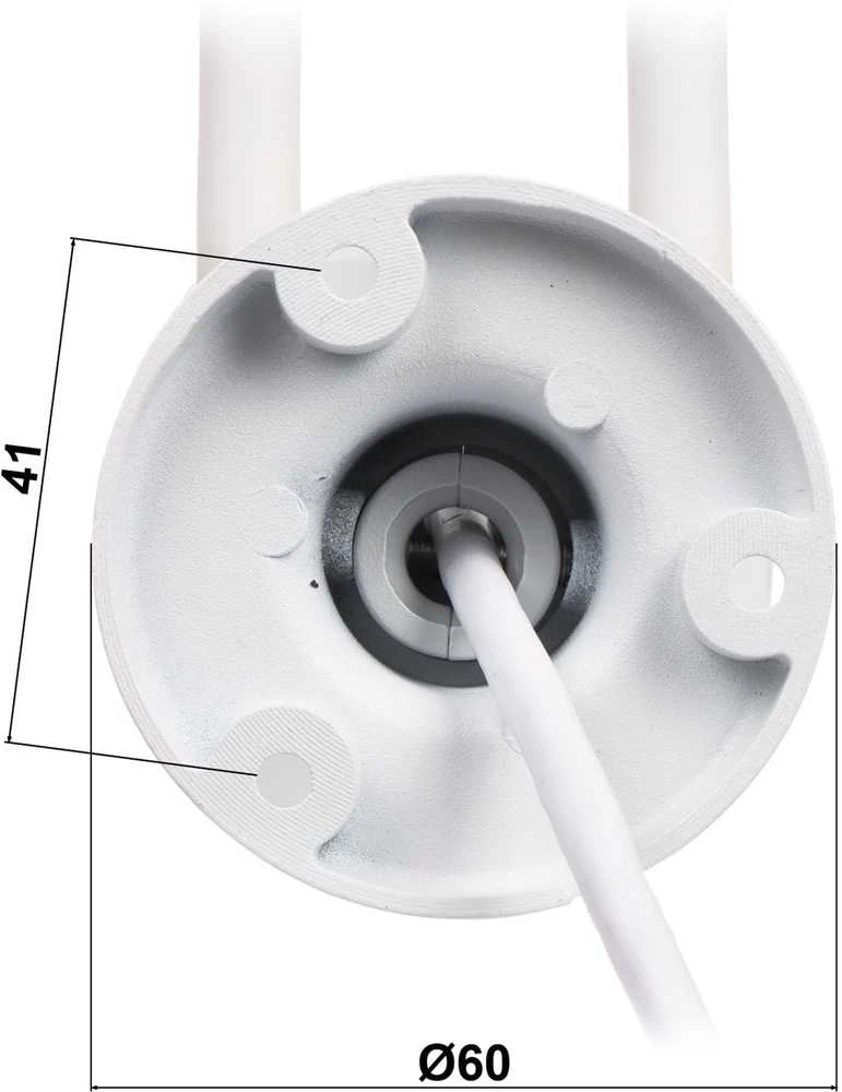 Carruzzo IP Camera APTI-W31C2-TUYA-V2 3 Mpx 3.6 mm