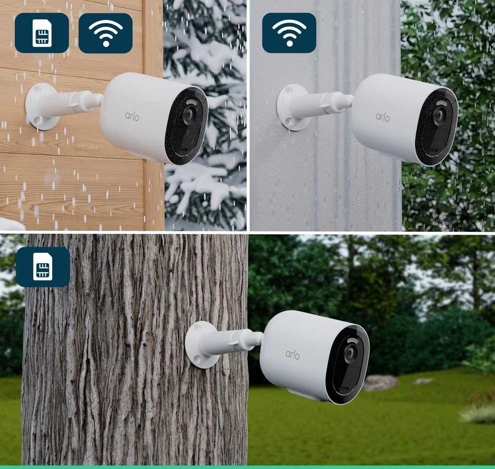 Arlo Go 2 apsaugos kamera, baltos spalvos (VML2030-100EUS)