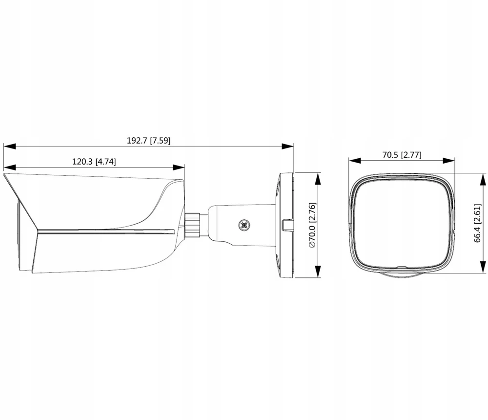 Kamera IP Dahua Technology 4MP WizMind AI IR+LED50m IPC-HFW5559E-ASE-IL-0280B