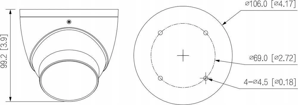AHD, HD-CVI, HD-TVI, PAL KAMERA HAC-HDW1200T-IL-A-0280B-S6 – 1080p 2,8 mm DAHUA