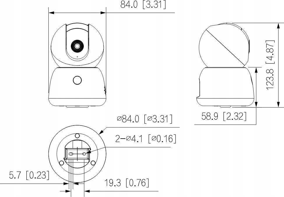 Belaidė „Dahua Hero H5B“ IP kamera Dahua Technology