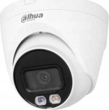 „Dahua Technology Co“ IP kamera. 4MP 1/2.9” CMOS, 2.8 mm. 94° F1.6, 25 kadrai per sekundę, IR+LED 30 m., WDR, IVS, IP67, mikrofonas
