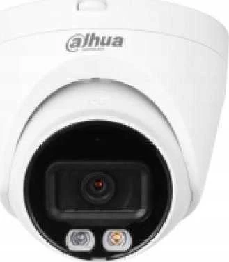 „Dahua Technology Co“ IP kamera. 4MP 1/2.9” CMOS, 2.8 mm. 94° F1.6, 25 kadrai per sekundę, IR+LED 30 m., WDR, IVS, IP67, mikrofonas