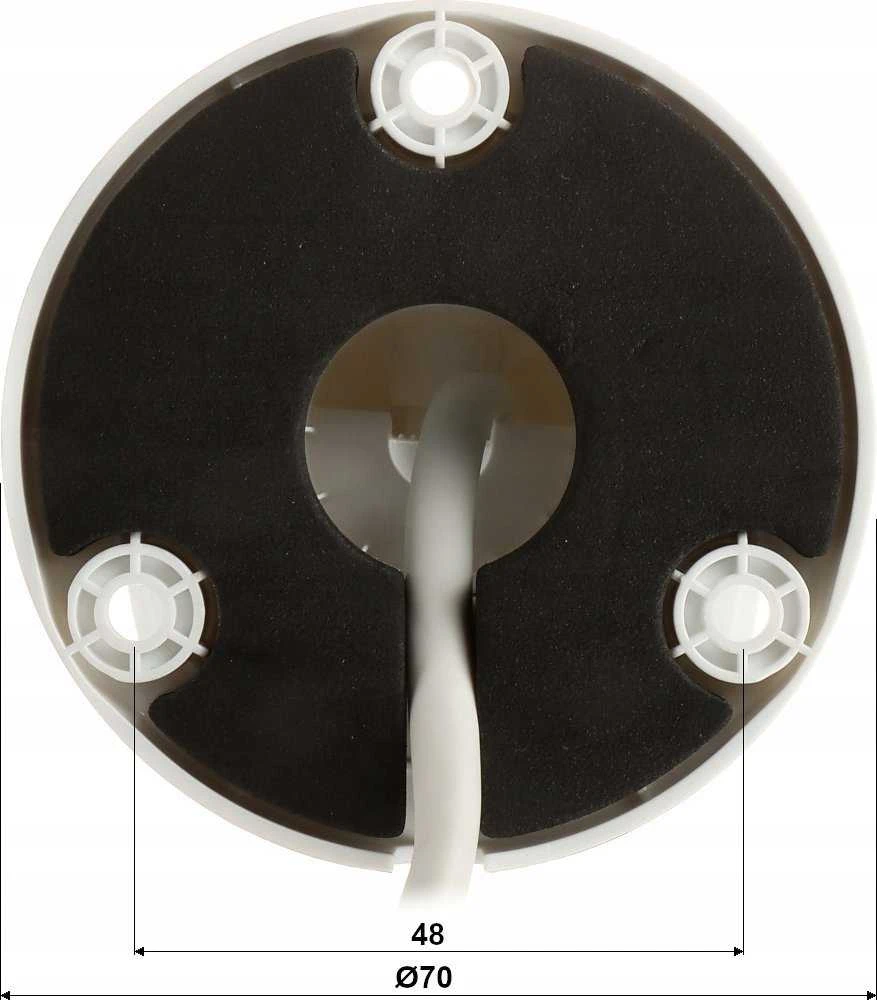 „Dahua Technology Co“ IP kamera, cilindras, 4MP, 1/2.9 colio, 2.8 mm, 94° F1.6, 25 kadrai per sekundę, IR+LED, 30 m, WDR, IVS, IP67, mikrofonas
