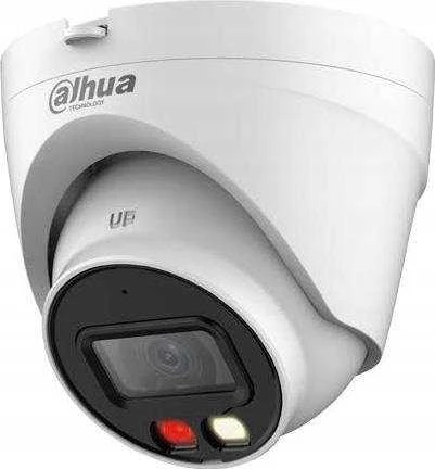 „Dahua Technology Co“ IP kamera. 4MP 1/2.9” CMOS, 2.8 mm. 94° F1.6, 25 kadrai per sekundę, IR+LED 30 m., WDR, IVS, IP67, mikrofonas