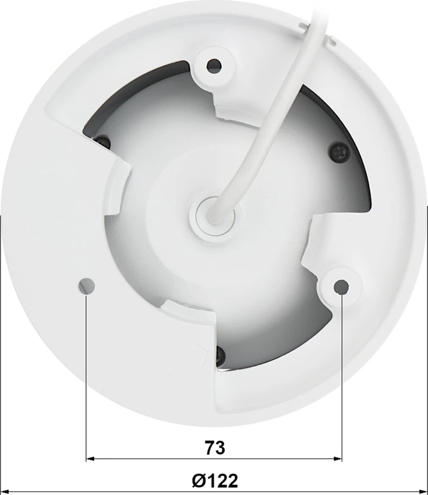 Dahua Technology IPC-HDW2849T-ZS-IL-27135 apsaugos stebėjimo kamera Bokštelis IP apsaugos kamera Vidaus ir lauko 3840 x 2160 pikseliai Lubos