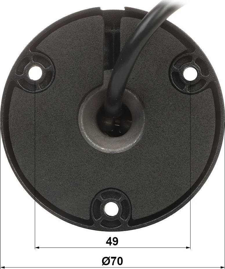 Dahua IP Camera IPC-HFW2249S-S BLK WizSense 2.8 mm