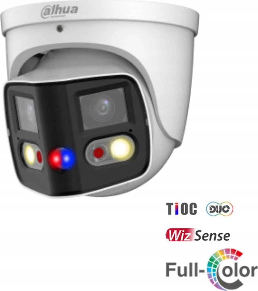 IP KAMERA IPC-PDW3849-A180-E2-AS-PV-0280B PANORAMINĖ TiOC Full-Color - 7.6 Mpx 2 X 2.8 mm DAHUA