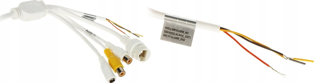 „Dahua Technology Co“ IP kameros kupolas. 4MP 1/2,9 colio CMOS, 2,8 mm, 101° F1.6, 20–25 kadrų per sekundę, IR+LED 30 m, WDR, IVS, IP67, IK10, mikrofonas.