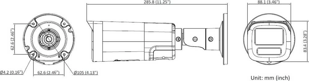 IP KAMERA DS-2CD1663G2-LIZU/SL(2.8-12MM) Išmanusis hibridinis šviestuvas 6 Mpx · MotoZoom · Hikvision
