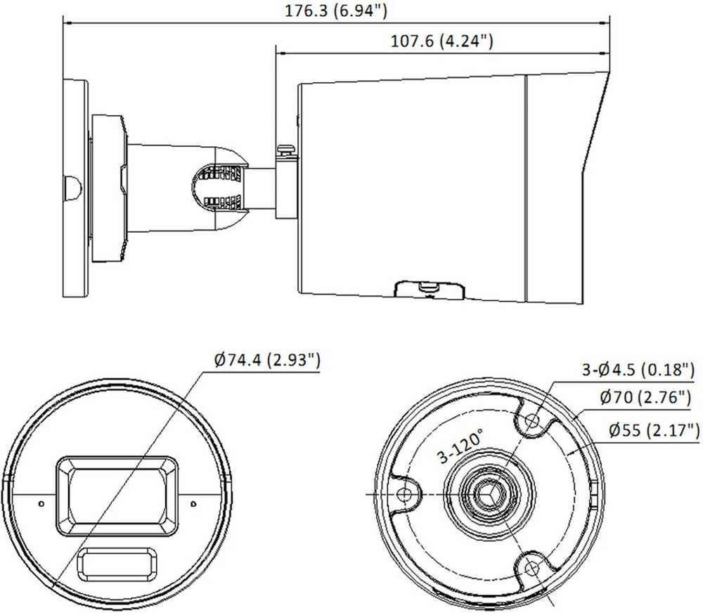 Hikvision DS-2CD2047G3-LI2UY/SL 2,8 mm Juodas PL