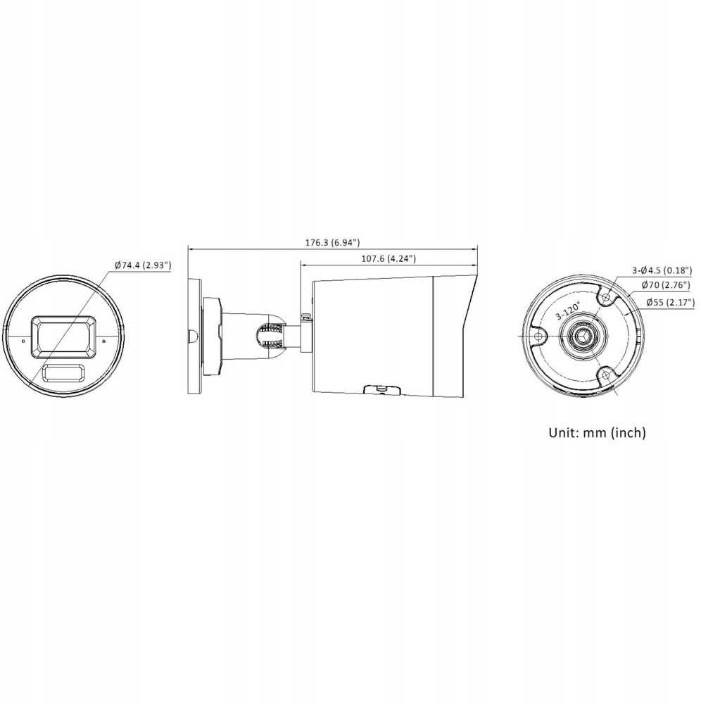 IP KAMERA DS-2CD2063G2-LI2U/SL(2.8MM)PL „AcuSense“ išmanusis hibridinis šviestuvas - 6 Mpx 2.8 mm Hikvision