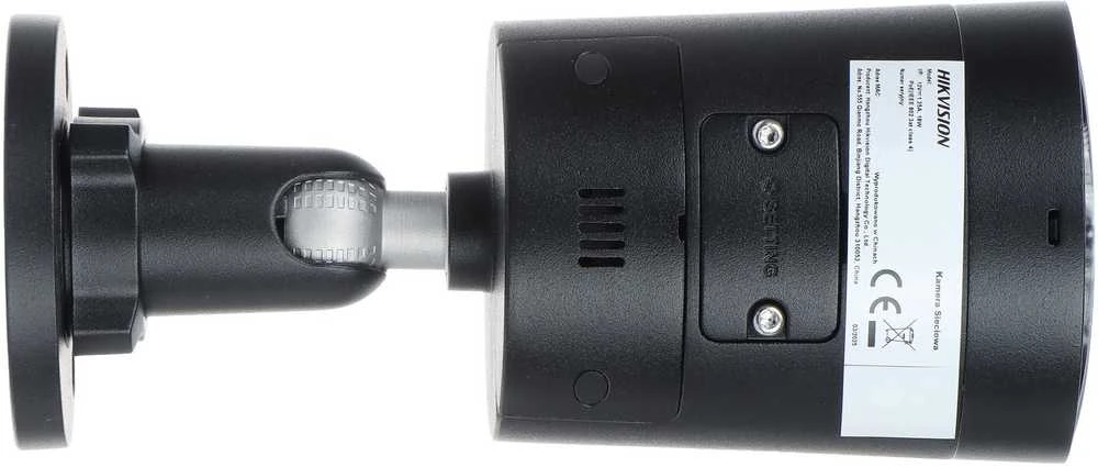 IP KAMERA DS-2CD2083G2-LI2U/SL(2.8MM)(Juodas)/PL Išmanusis hibridinis šviestuvas „AcuSense“ - 8.3 Mpx 4K UHD Hikvision