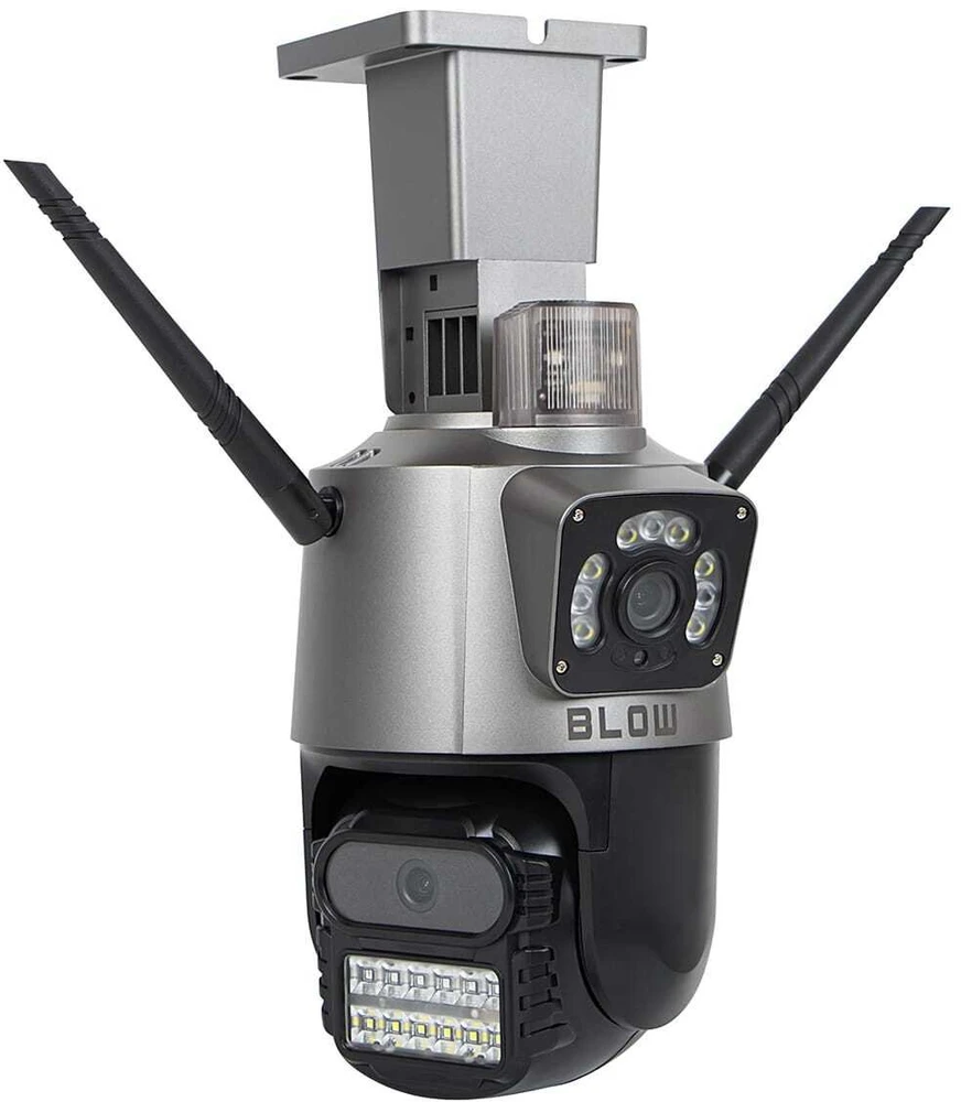 BLOW 4G PTZ 3MP+3MP V-PT62 dviejų objektyvų pasukama kamera