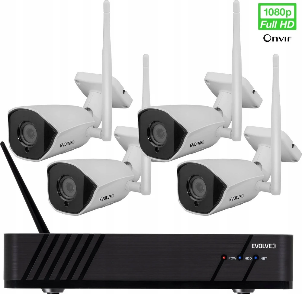 EVOLVEO Detective WN8 SMART - belaidė kamerų sistema