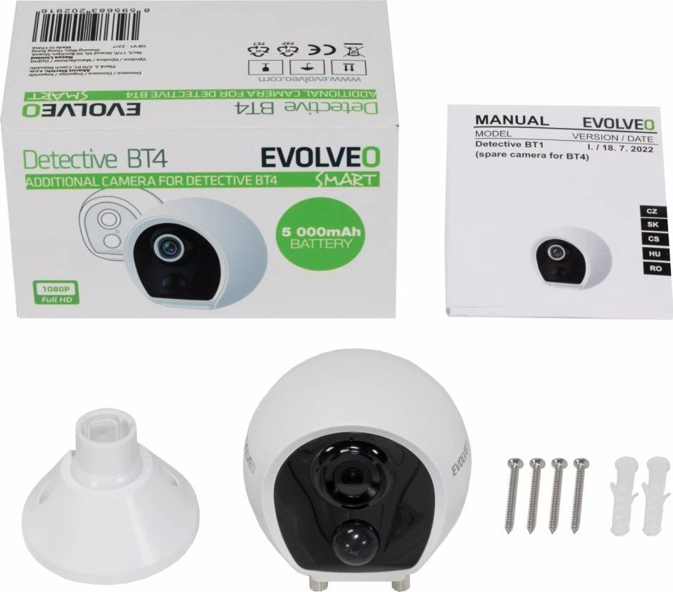 EVOLVEO Detective BT4 SMART – papildoma kamera