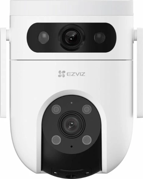 4G + WIFI lauko valdoma ir kryptinė kamera EZVIZ CS-H9C (5 MP + 5 MP), dviejų objektyvų, 4G + WIFI)