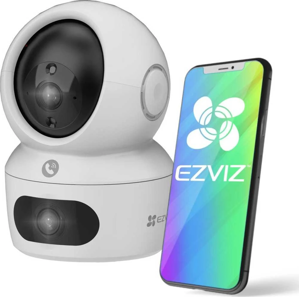 EZVIZ CS-H7C vidaus valdoma ir kryptinė kamera (4 MP + 4 MP, dviejų lęšių)