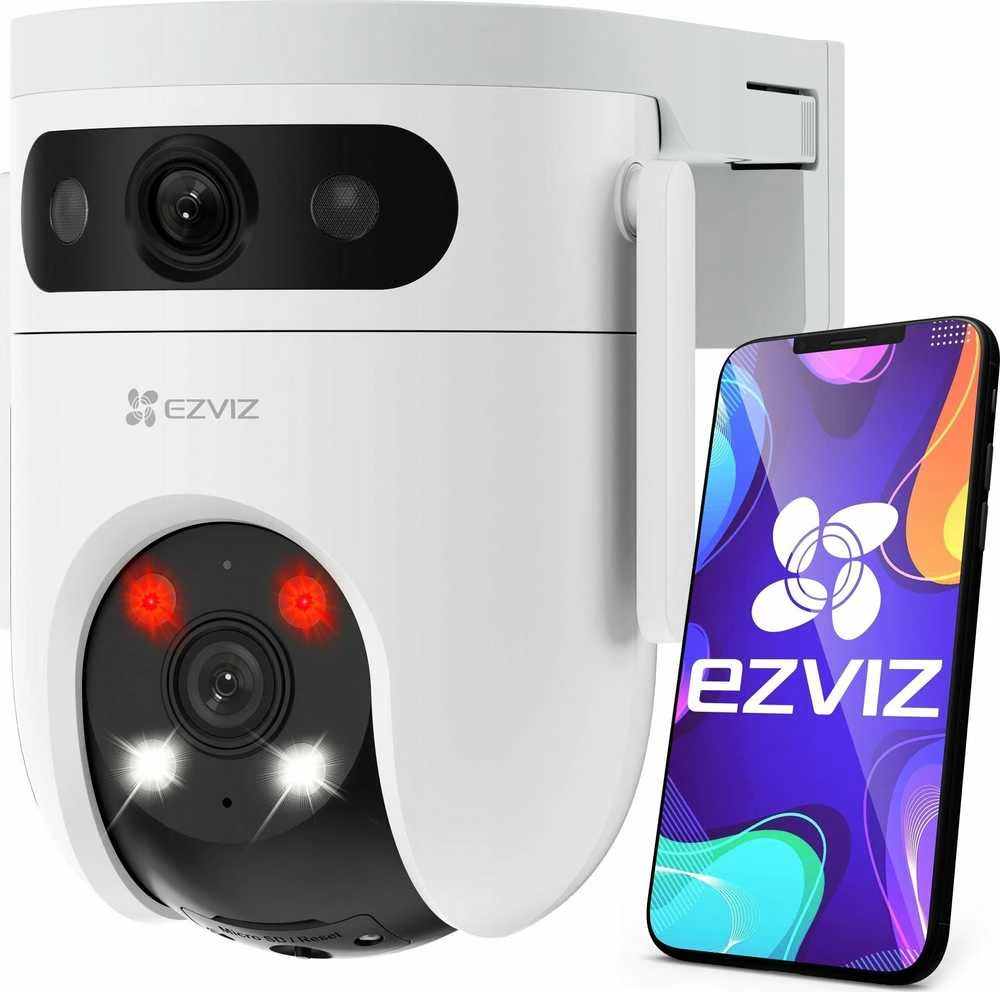 Saugumo Kamera - EZVIZ H9c Dual 2K Skliautas IP Lauko 2304 x 1296 Pikselių