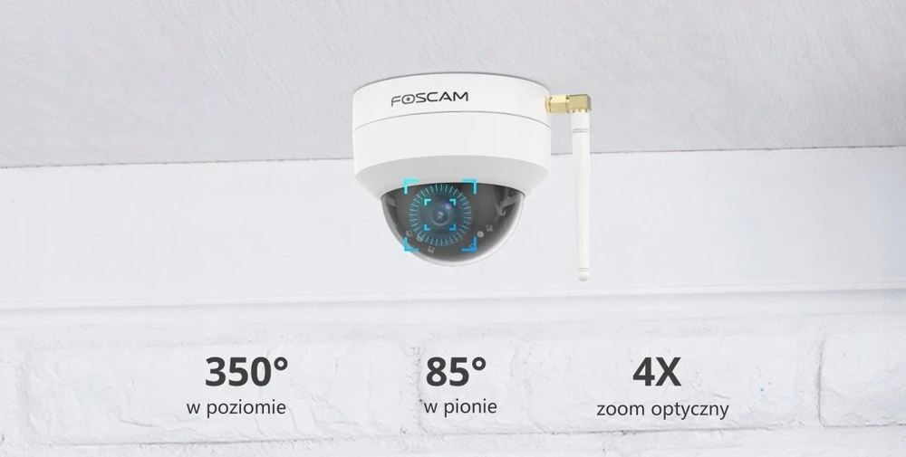 Foscam D4Z Bulb IP apsaugos kamera Vidaus ir lauko 2304 x 1536 pikselių Lubos
