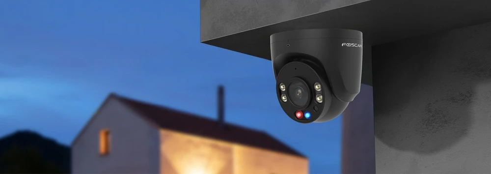 Foscam W5EP 5MP POE IP Surveillance Camera – Juodas