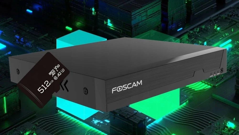 Foscam W5EP 5MP POE IP Surveillance Camera – Juodas