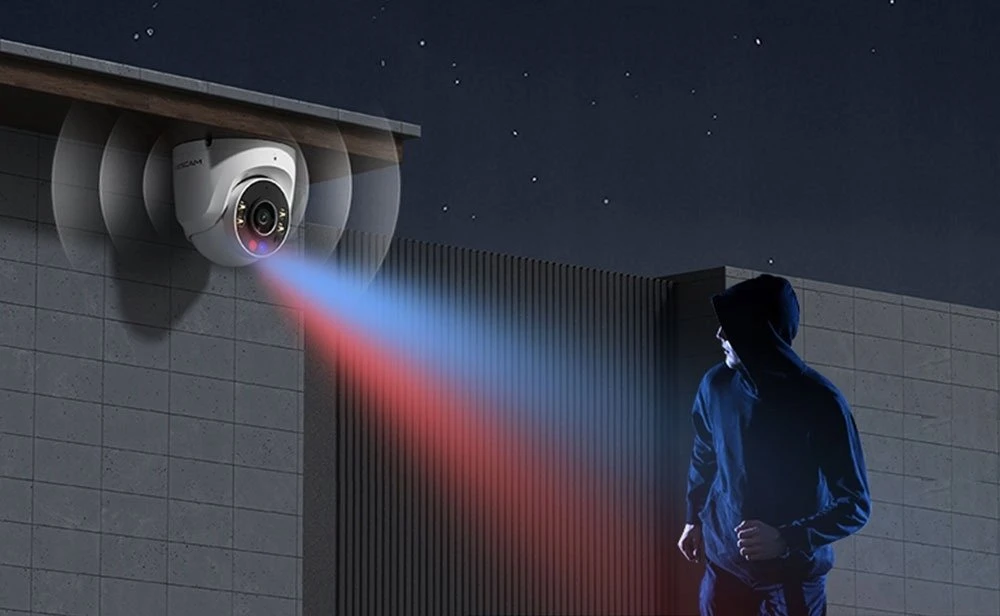 Foscam W5EP 5MP POE IP Surveillance Camera – Juodas