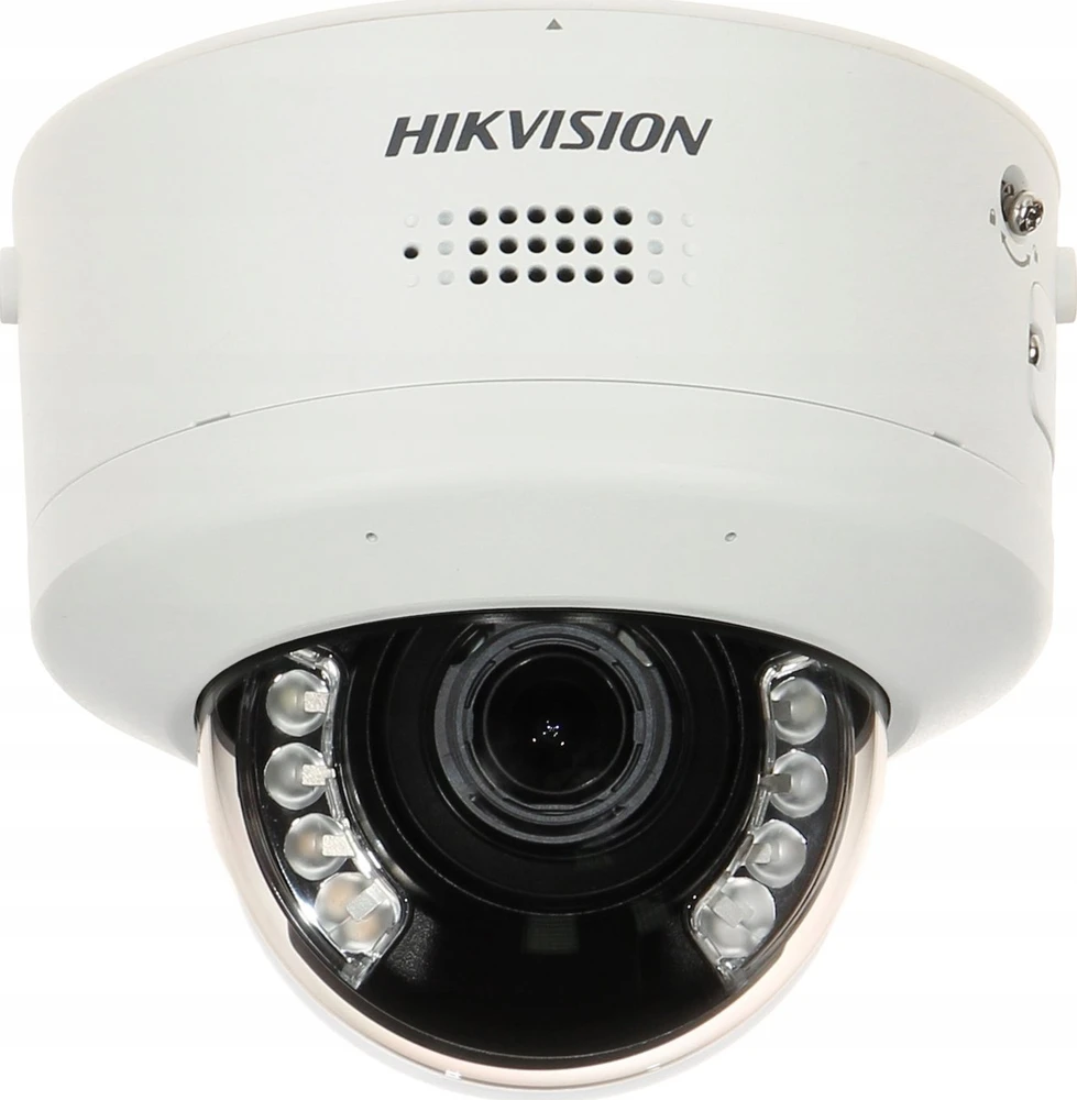 Hikvision kupolai DS-2CD2747G2H-LIPTRZS2U/SL F2.8-12 (balta, 4 MP, 40 m.IR, ColorVu)