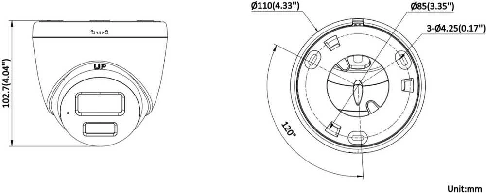 IP KAMERA DS-2CD1347G2H-LIUF/SL(2.8MM)PL ColorVu - 3.7 Mpx 2.8 mm Hikvision