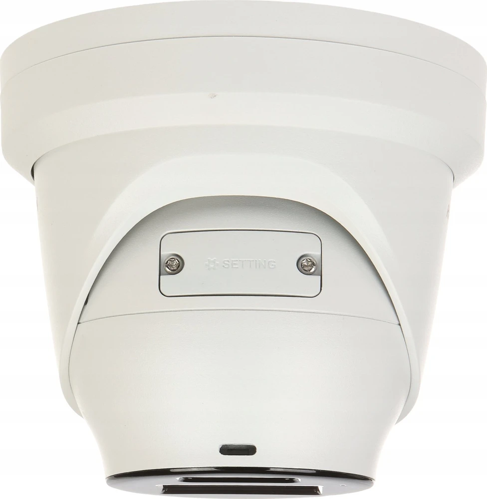 Hikvision kupolas DS-2CD2347G2H-LIUeF F4 (balta, 4 MP, 30 m. IR; 30 m. LED, hibridinė šviesa)