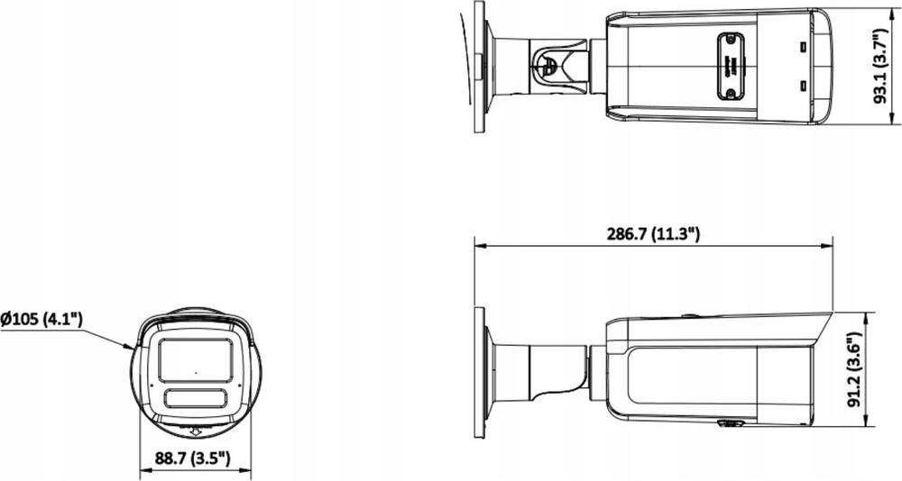 Hikvision IP Camera DS-2CD2T63G2-4LI (2.8mm)
