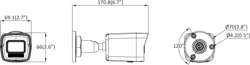 IP KAMERA DS-2CD1063G2-LIU(2.8MM)PL ColorVu - 6 Mpx Hikvision