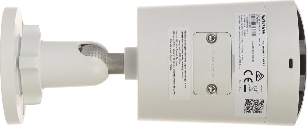 „Hikvision“ kulka DS-2CD2086G2H-IU F2.8 (balta, 40 m. IR, 8 MP, „AcuSense“)