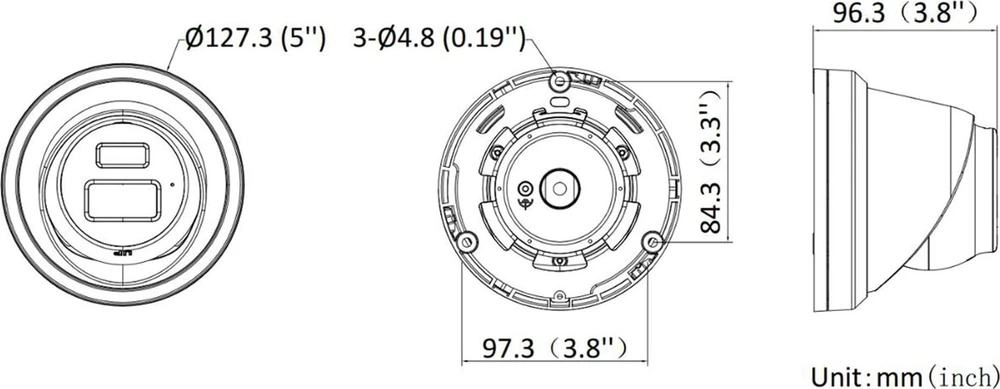 IP KAMERA DS-2CD2343G2-LI2U(2.8MM) Išmanusis hibridinis šviestuvas „AcuSense“ - 4 Mpx „Hikvision“