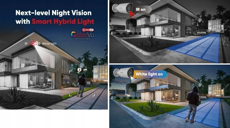 ANTIVANDALINĖ IP KAMERA DS-2CD1743G2-LIZU(2.8-12MM) Išmanusis hibridinis žibintas - 3.7 Mpx Hikvision