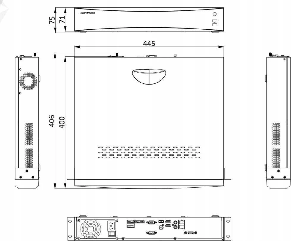 IP REGISTRATORIUS DS-7716NXI-I4/S(E) 16 KANALŲ ACUSENSE Hikvision