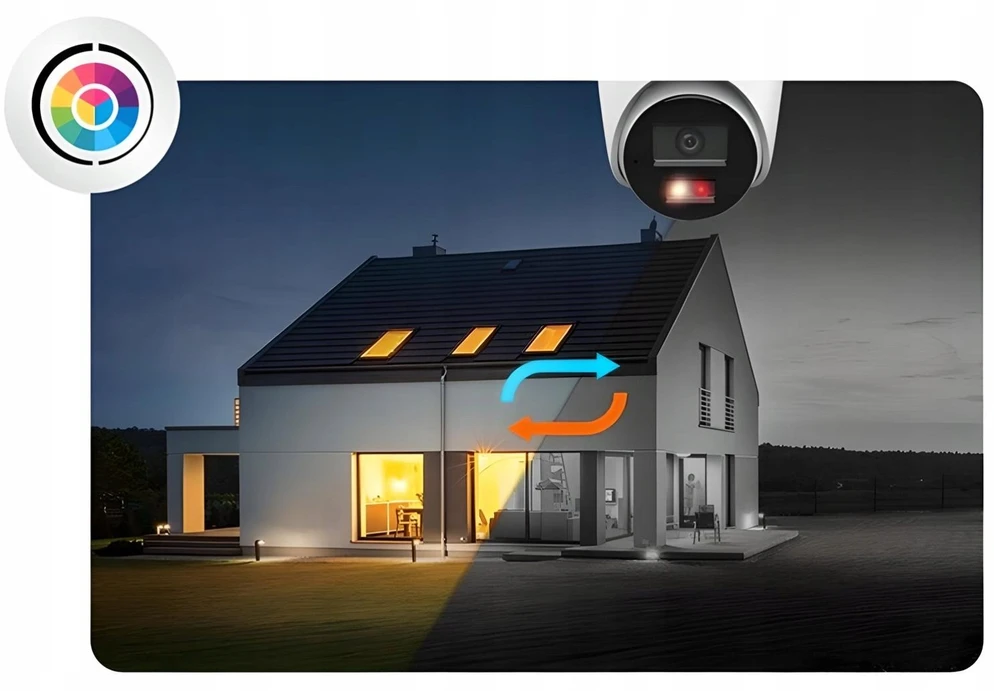 Hikvision Carruzzo FA1F6 IPC-T240HA-LUC 4MP išmanioji hibridinė šviesa