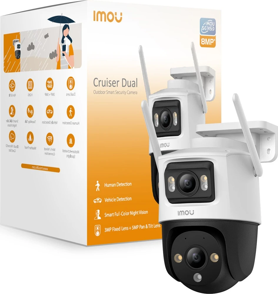 360° lauko Wi-Fi kamera IMOU Cruiser Dual 6MP