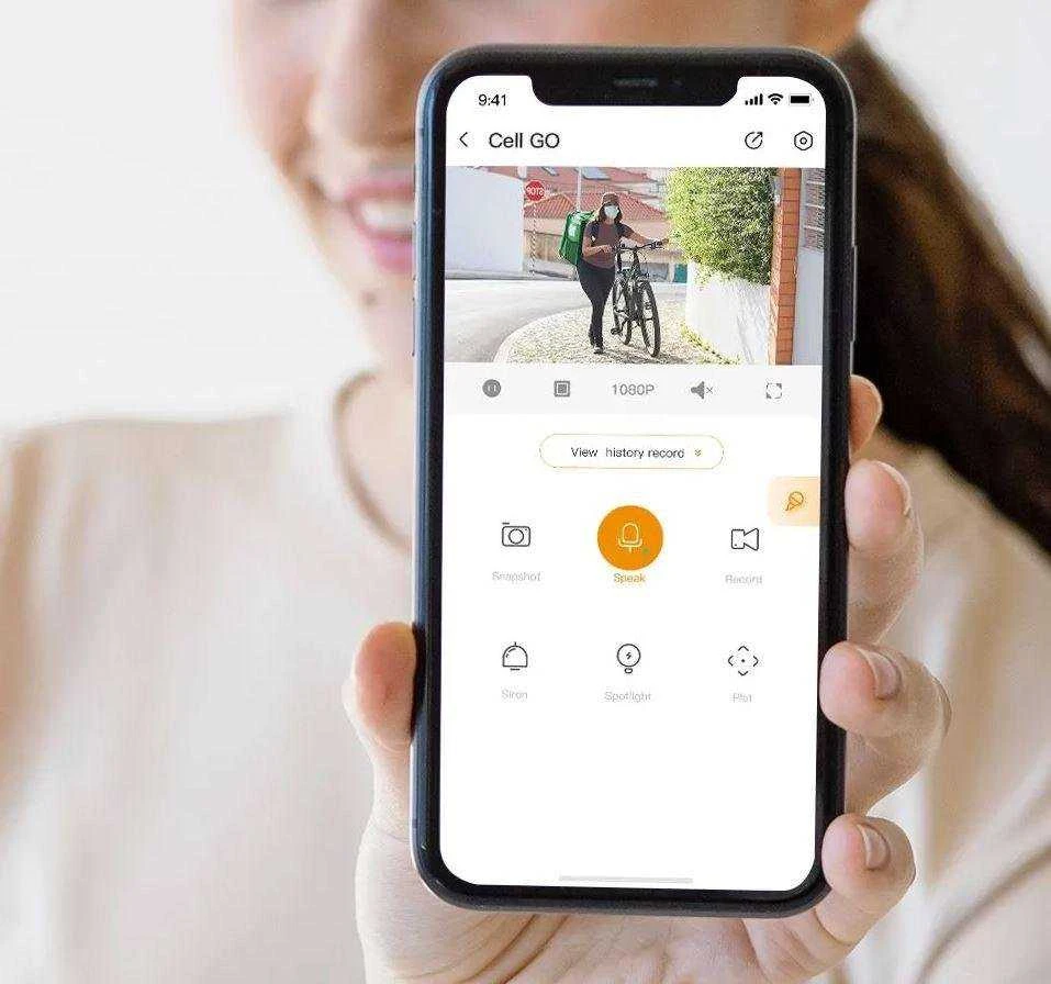 IMOU Cell Go Kit nešiojama kamera (balta) su saulės kolektoriumi IMOU FSP12