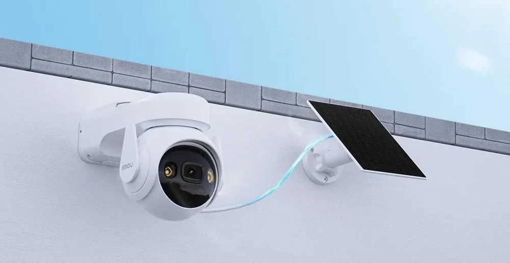 Lauko Wi-Fi kamera su saulės kolektoriumi Imou Cell PT 3mp H.265