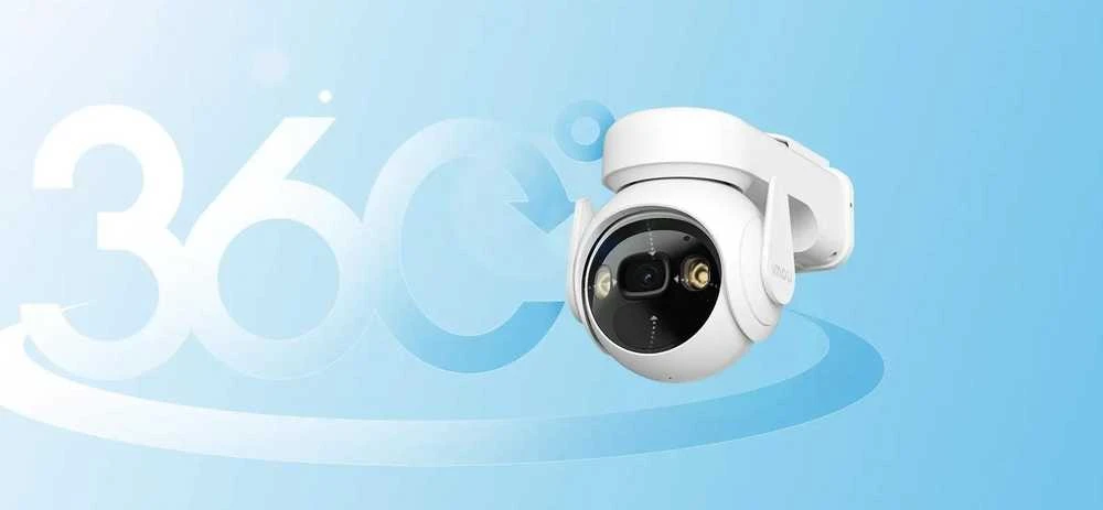 Lauko Wi-Fi kamera su saulės kolektoriumi Imou Cell PT 3mp H.265