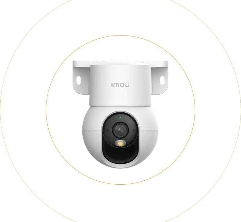 „Imou Ranger Mini“, 5MP belaidė IP kamera, 1/3 colio CMOS, 355 laipsnių panoraminis vaizdas ir 50 laipsnių pakreipimas, H.265/H.264, 20 kadrų per sekundę 1620 pikselių vaizdo kokybė, 3,6 mm fiksuotas objektyvas, naktinio matymo atstumas iki 10 m, „micro SD“ kortelė iki 512 GB, 8 kartų skaitmeninis priartinimas, 1x RJ45 jungtis, mikrofonas ir garsiakalbis.