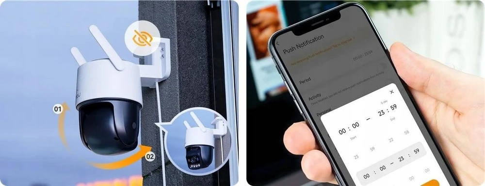 Išmani vaizdo stebėjimo kamera Imou Titan Pro, 6MP, baltos spalvos